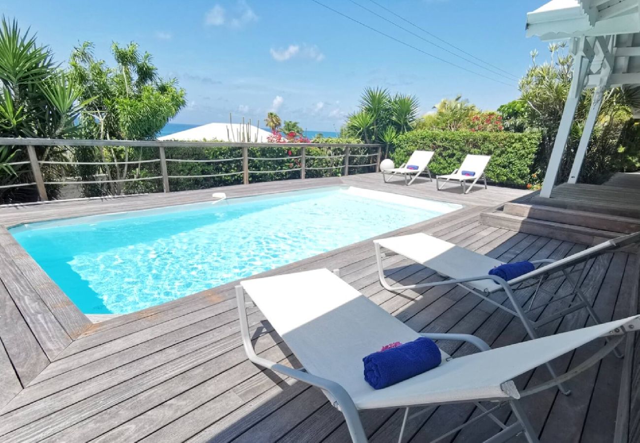 Villa à Sainte-Anne - Villa à Sainte Anne Ref G154A 3 ch piscine vue mer