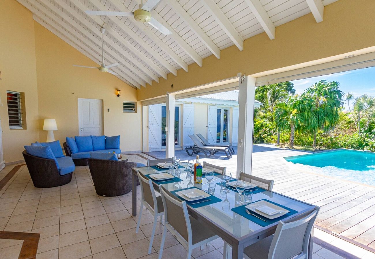 Villa à Deshaies - Villa à Deshaies G166A vue mer 3ch piscine