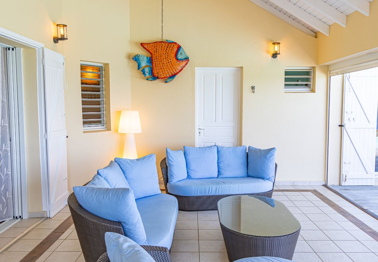 Villa à Deshaies - Villa à Deshaies G166A vue mer 3ch piscine