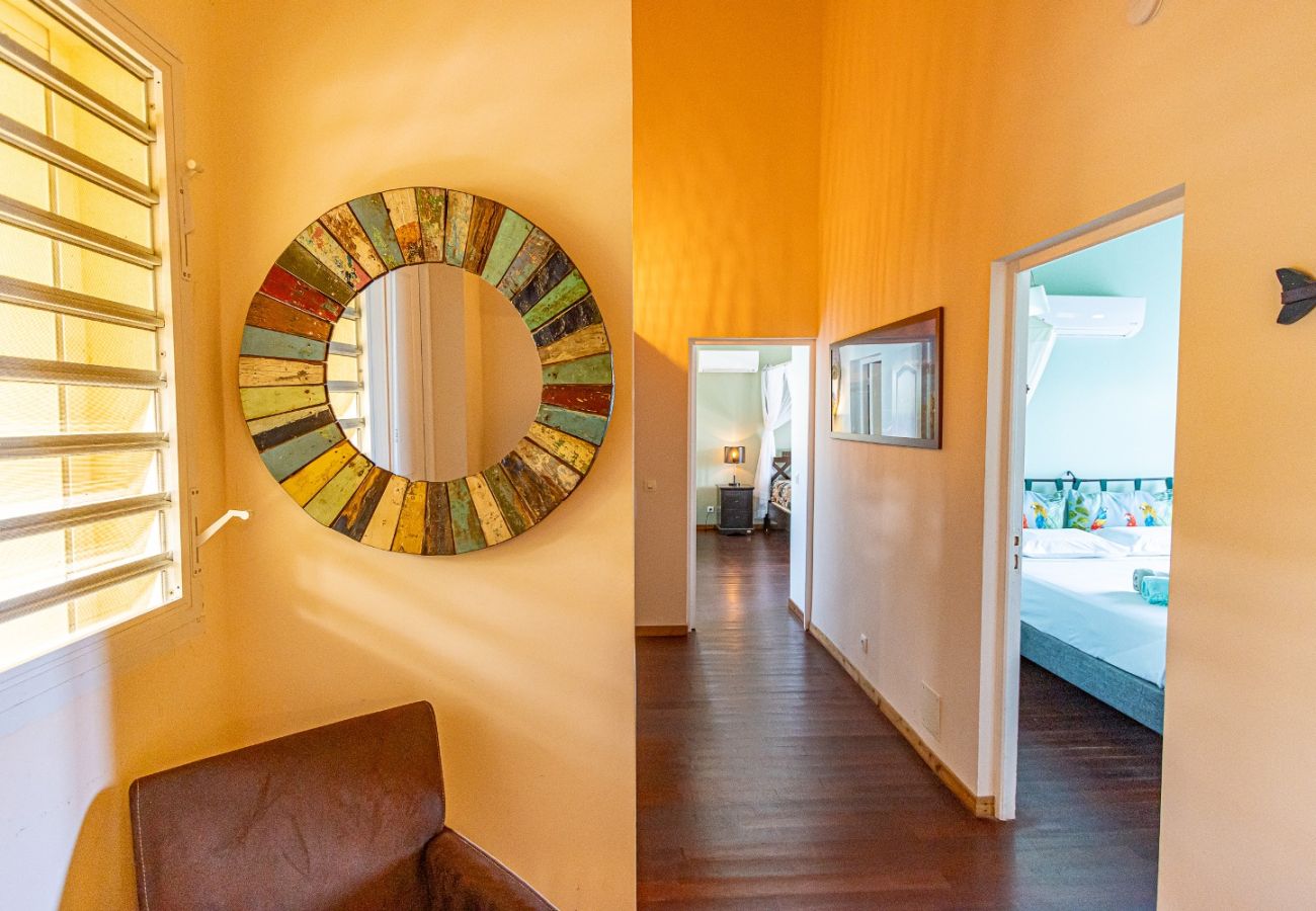 Villa à Deshaies - Villa à Deshaies G166A vue mer 3ch piscine