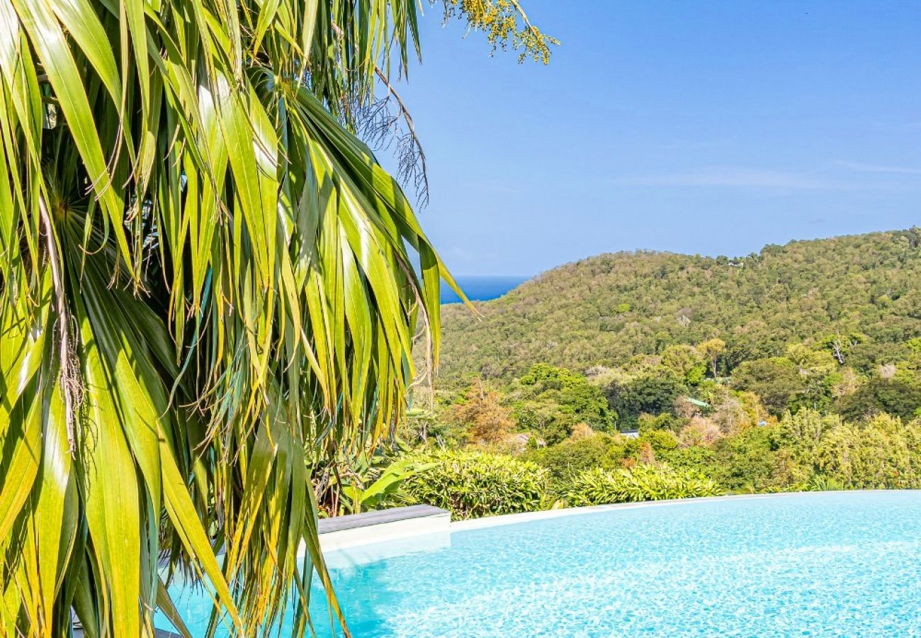 Villa à Deshaies - Villa à Deshaies G166A vue mer 3ch piscine