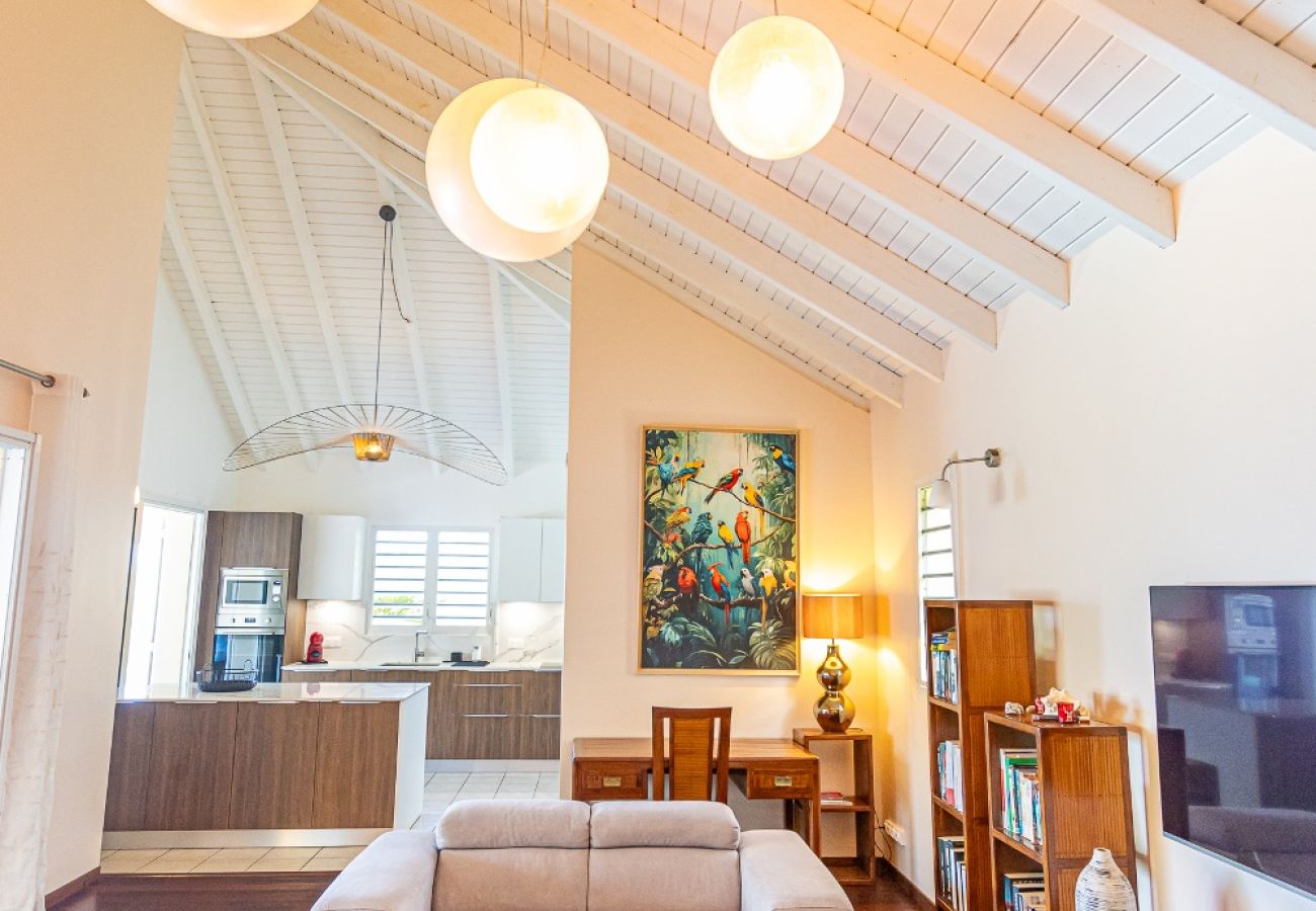 Villa à Deshaies - Villa à Deshaies G166A vue mer 3ch piscine