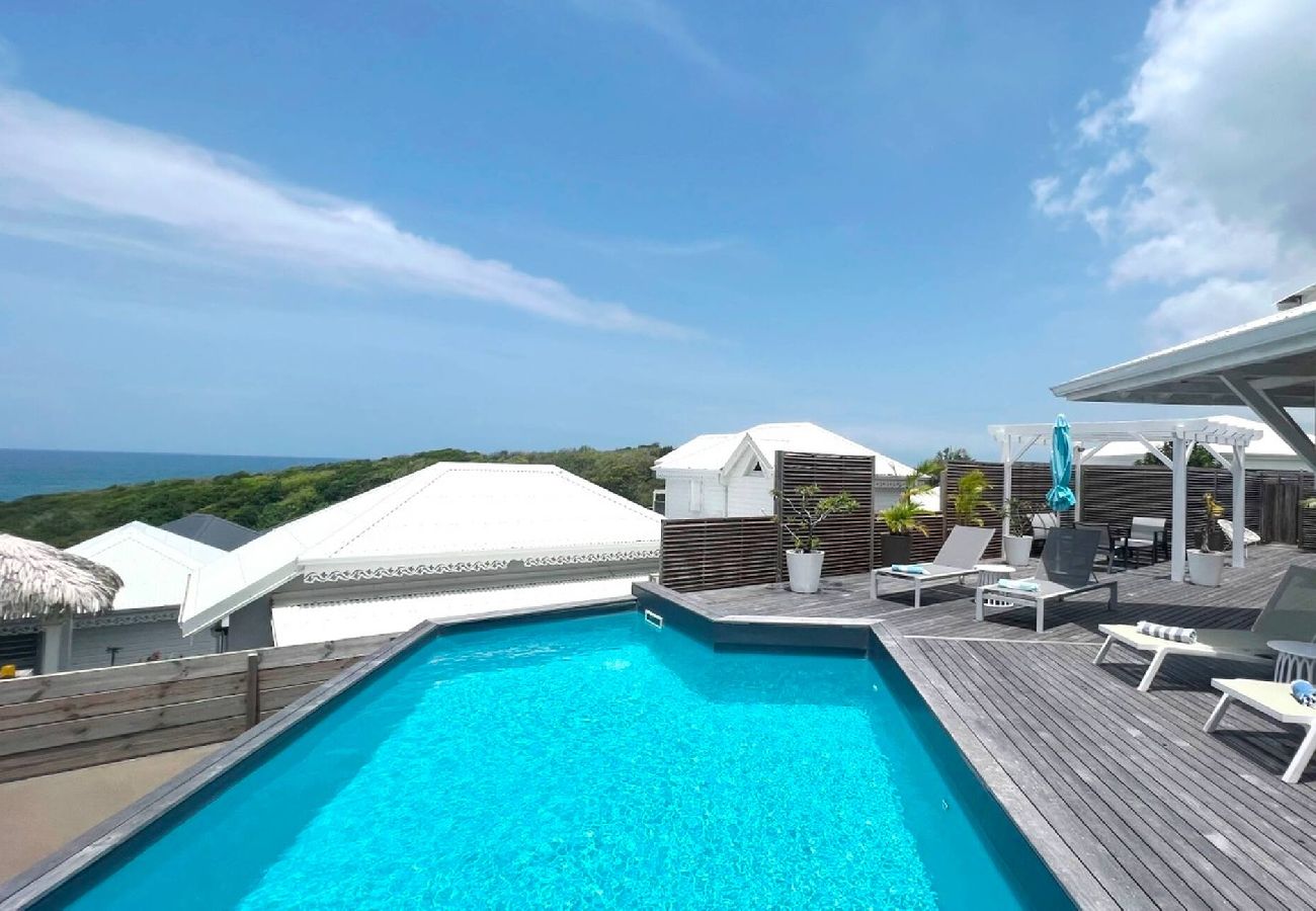 Villa à Sainte-Anne - Villa à Ste Anne G170 - 4 chambres piscine vue mer