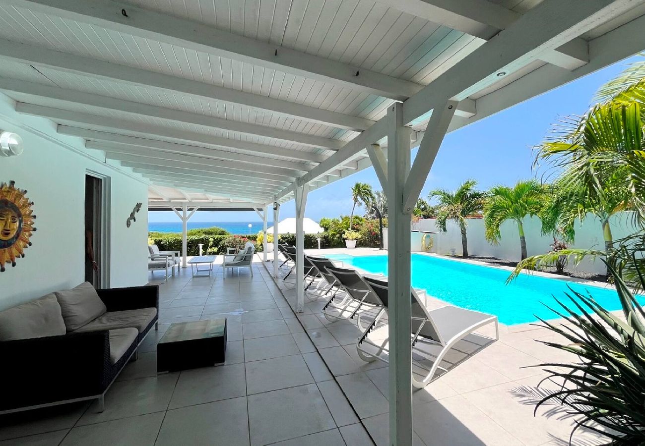 Villa à Saint-François - Villa à St François G160 - 3 ch piscine vue mer