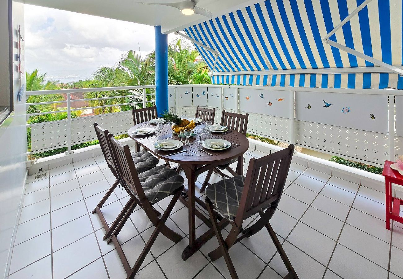 Appartement à Les Trois-Ilets - Appartement Trois Ilets Autentik hm302 2ch vue mer