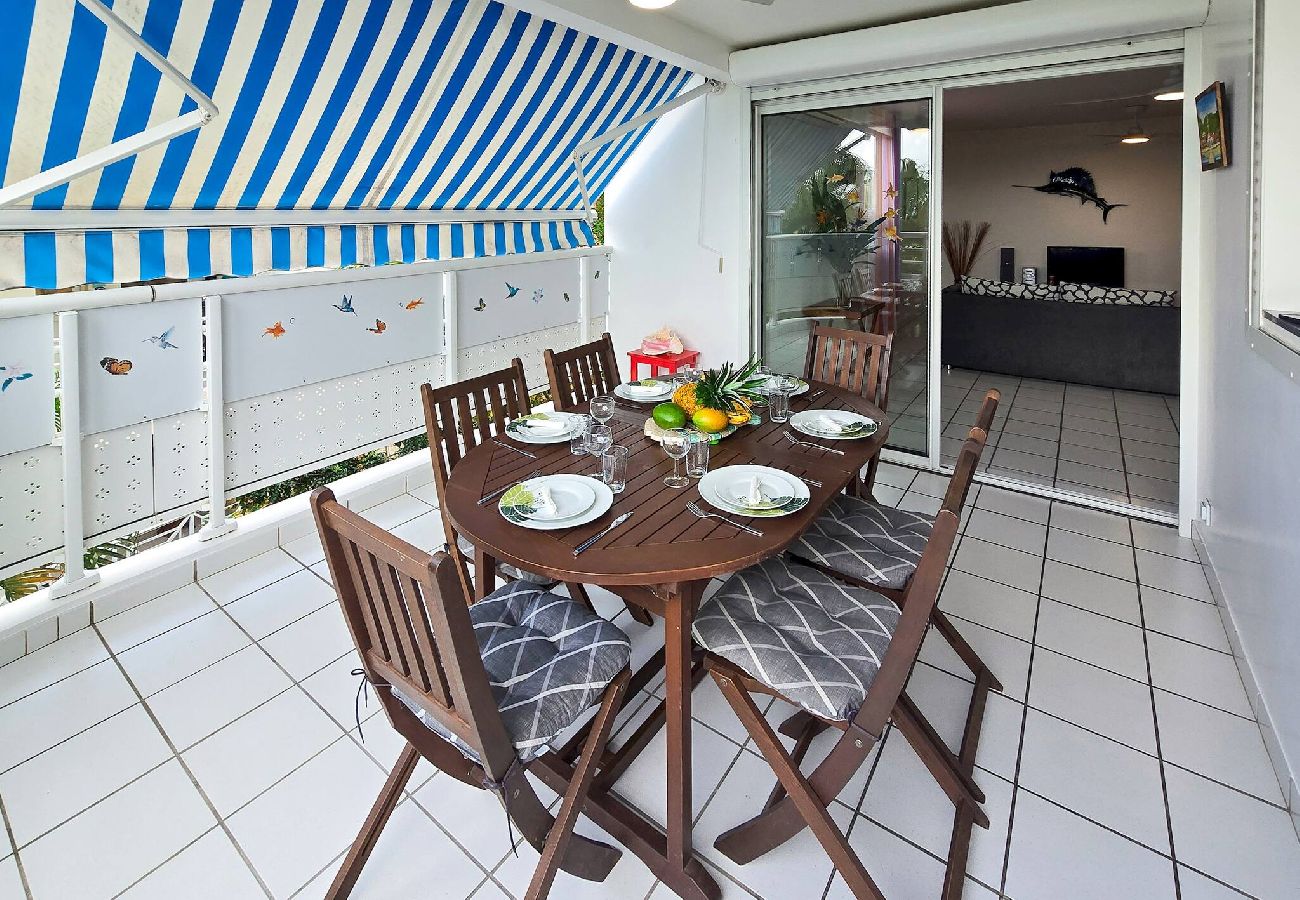 Appartement à Les Trois-Ilets - Appartement Trois Ilets Autentik hm302 2ch vue mer