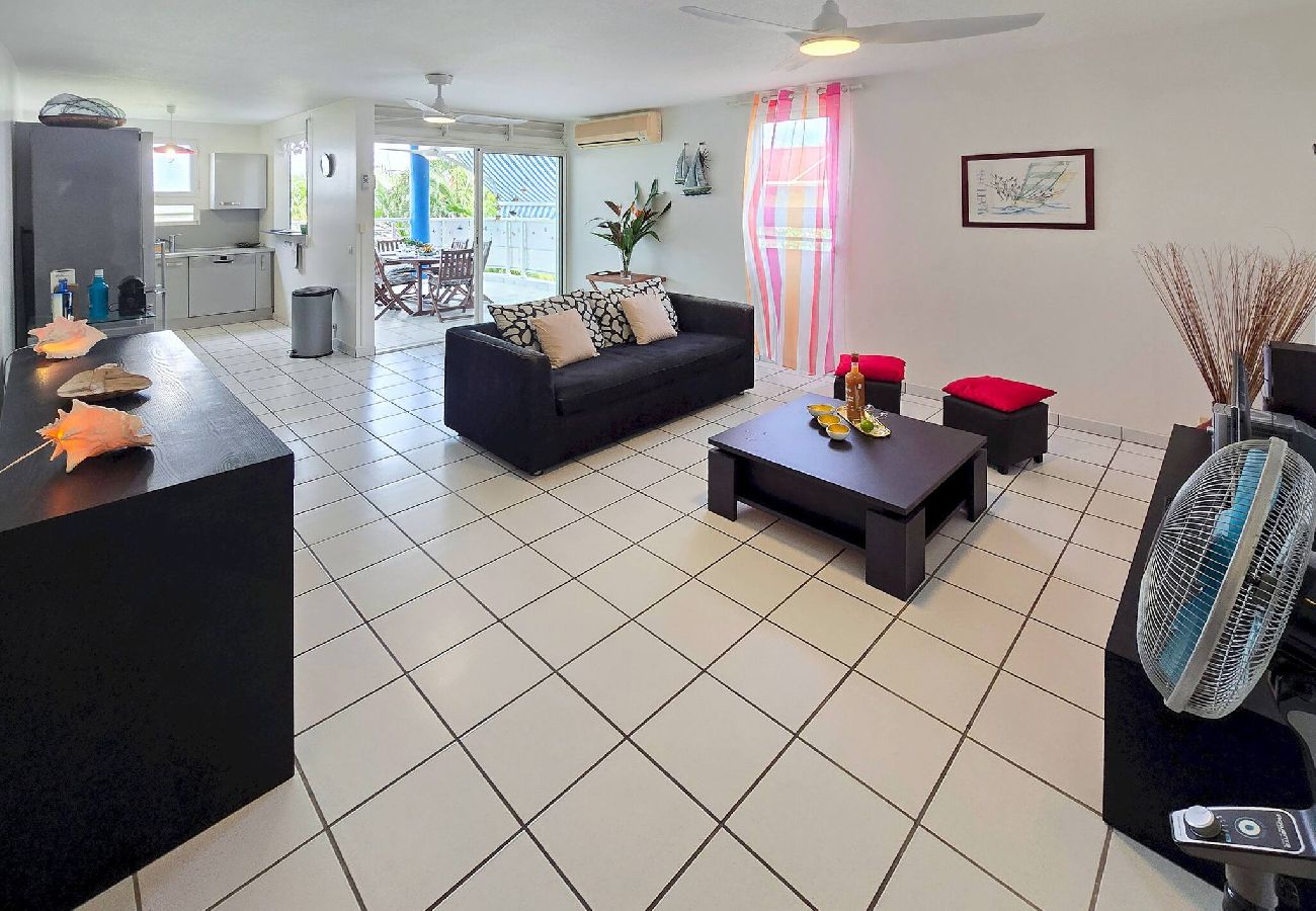 Appartement à Les Trois-Ilets - Appartement Trois Ilets Autentik hm302 2ch vue mer