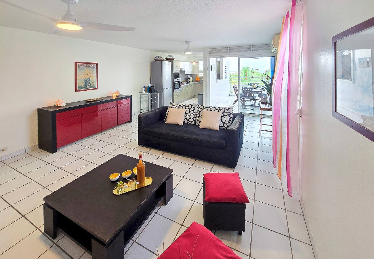 Appartement à Les Trois-Ilets - Appartement Trois Ilets Autentik hm302 2ch vue mer