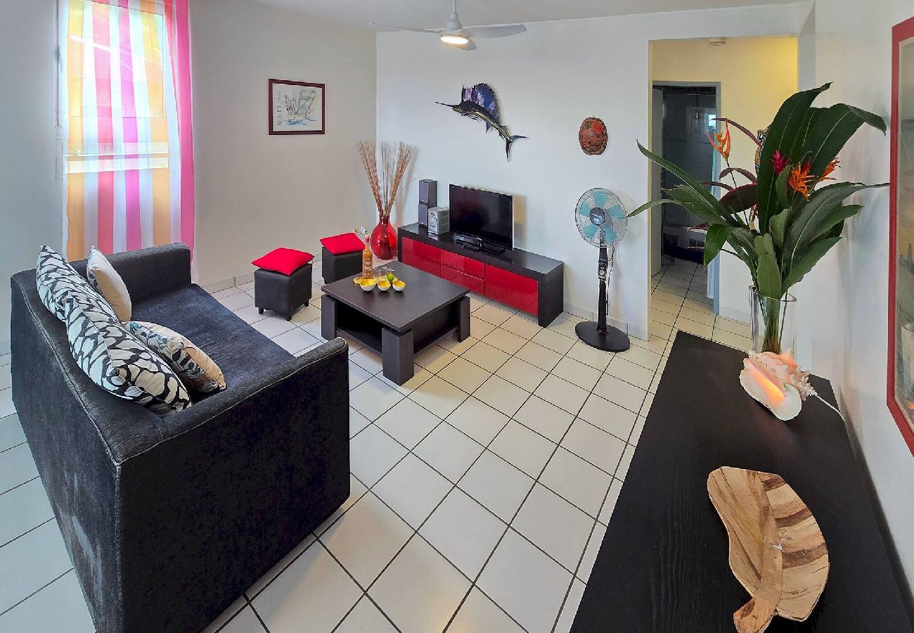 Appartement à Les Trois-Ilets - Appartement Trois Ilets Autentik hm302 2ch vue mer