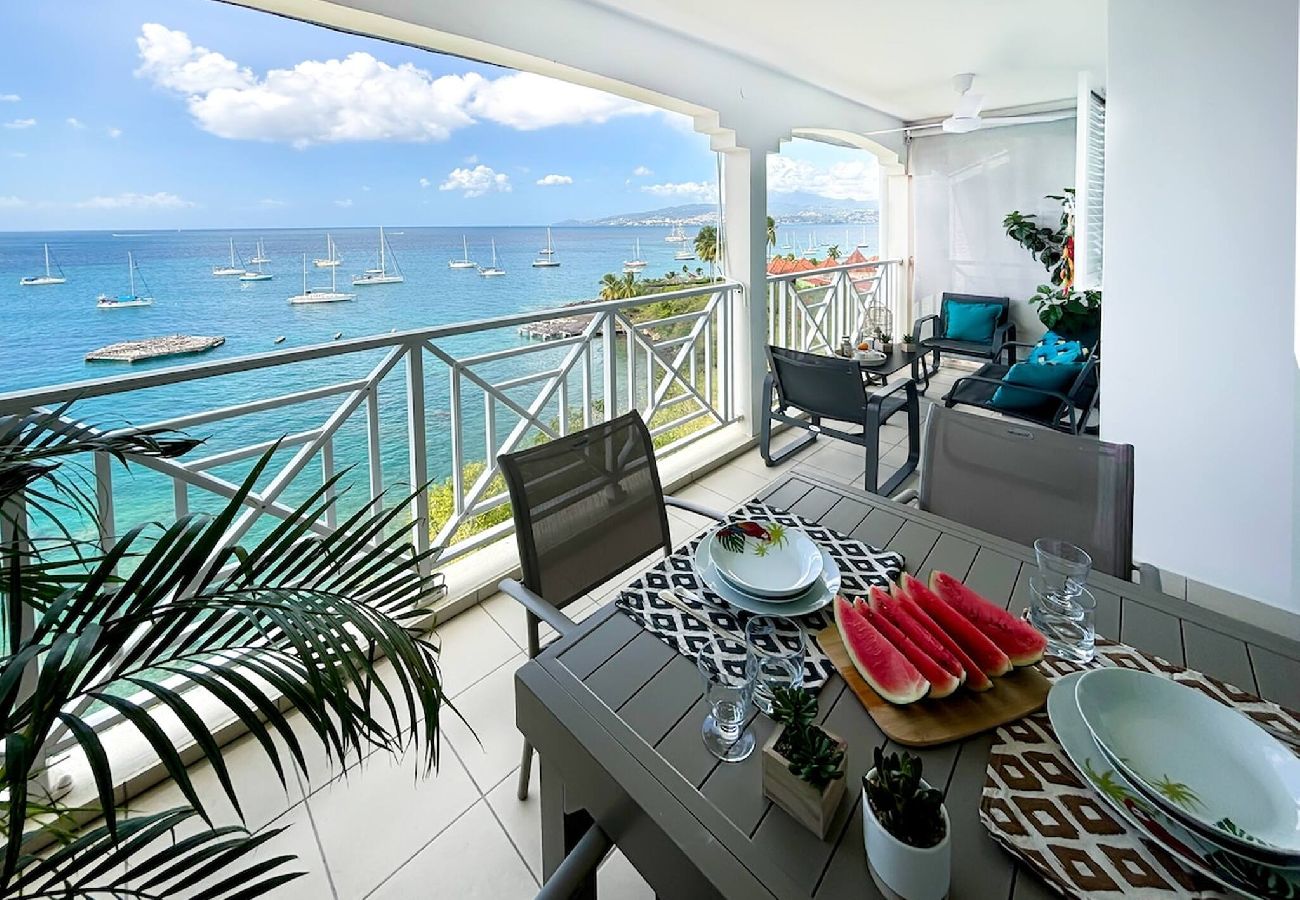 Appartement à Les Trois-Ilets - 543091 - T3 Bleu Lagoon, vue mer, plage