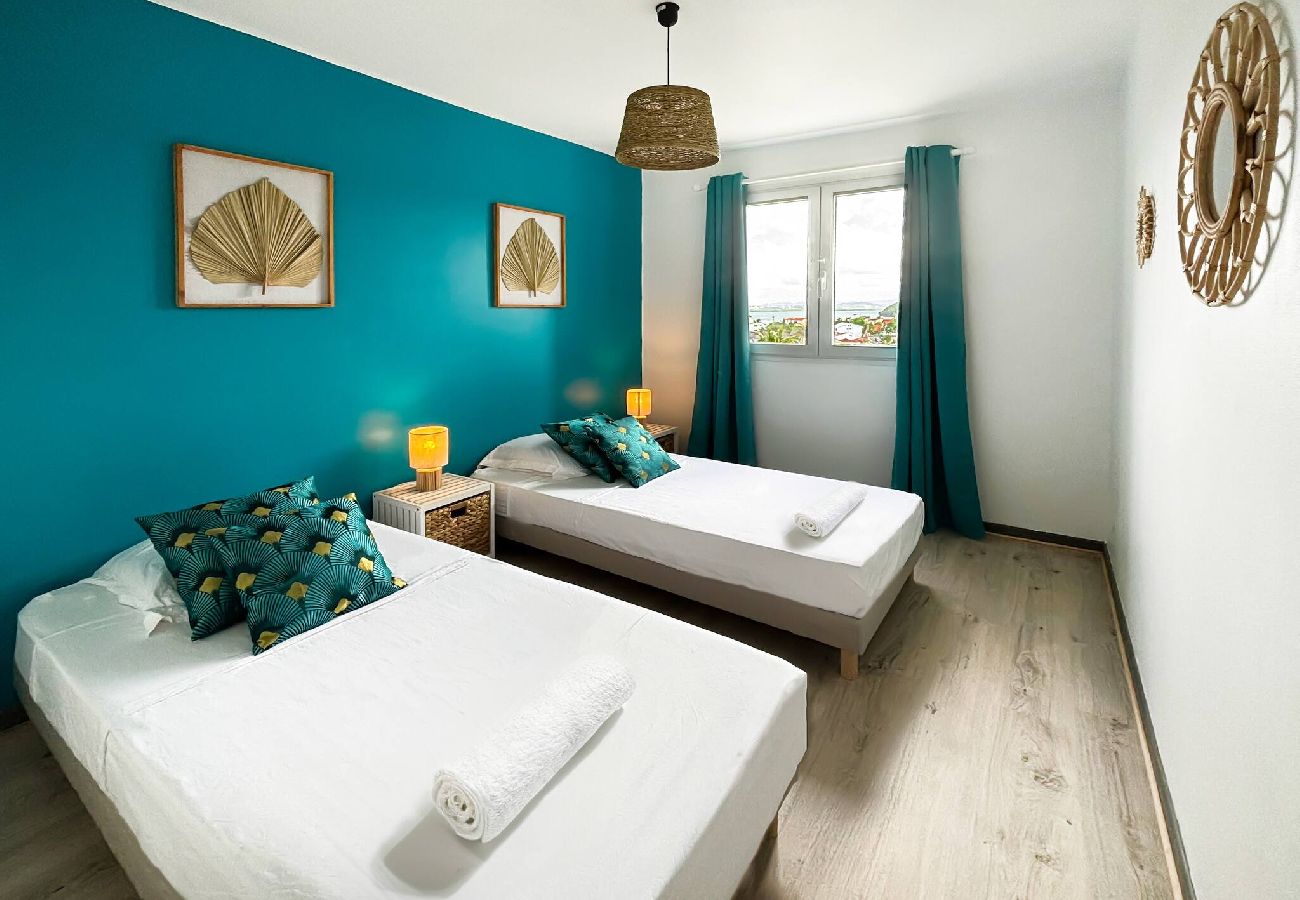 Appartement à Les Trois-Ilets - 543091 - T3 Bleu Lagoon, vue mer, plage