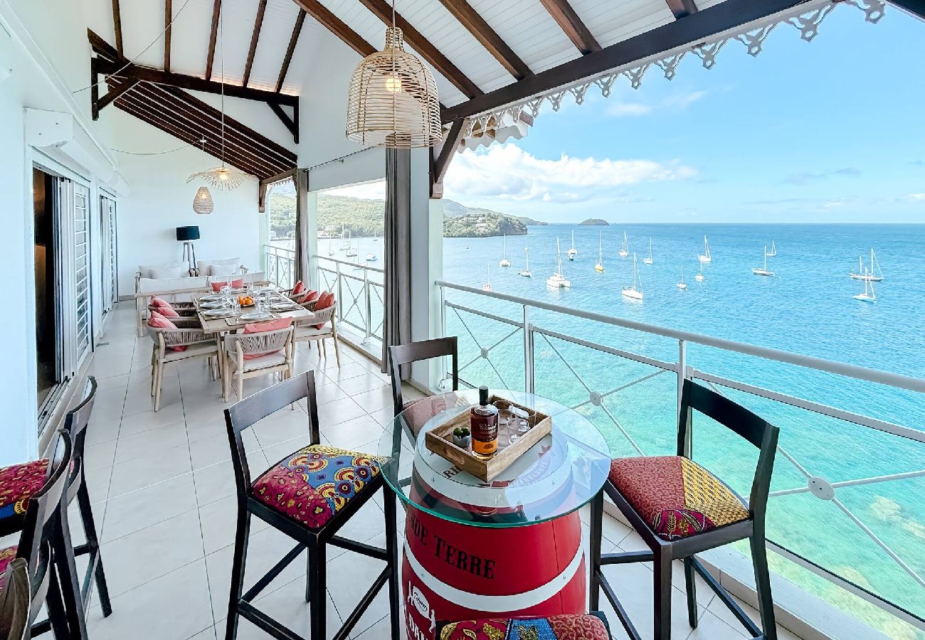 Appartement à Les Trois-Ilets - T5 Le Grand Bleu, vue mer,  plage a 100 mètres