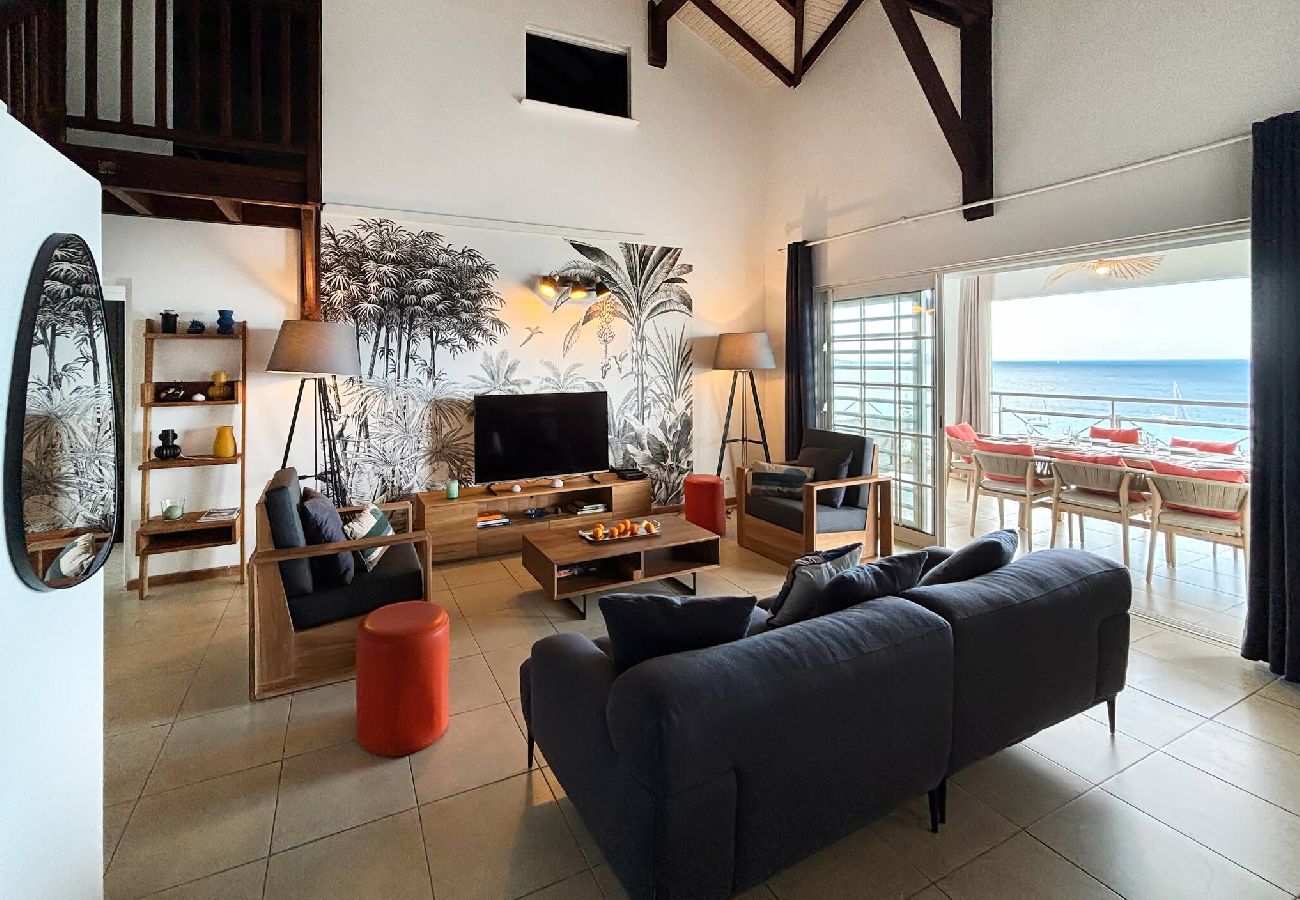 Appartement à Les Trois-Ilets - T5 Le Grand Bleu, vue mer,  plage a 100 mètres