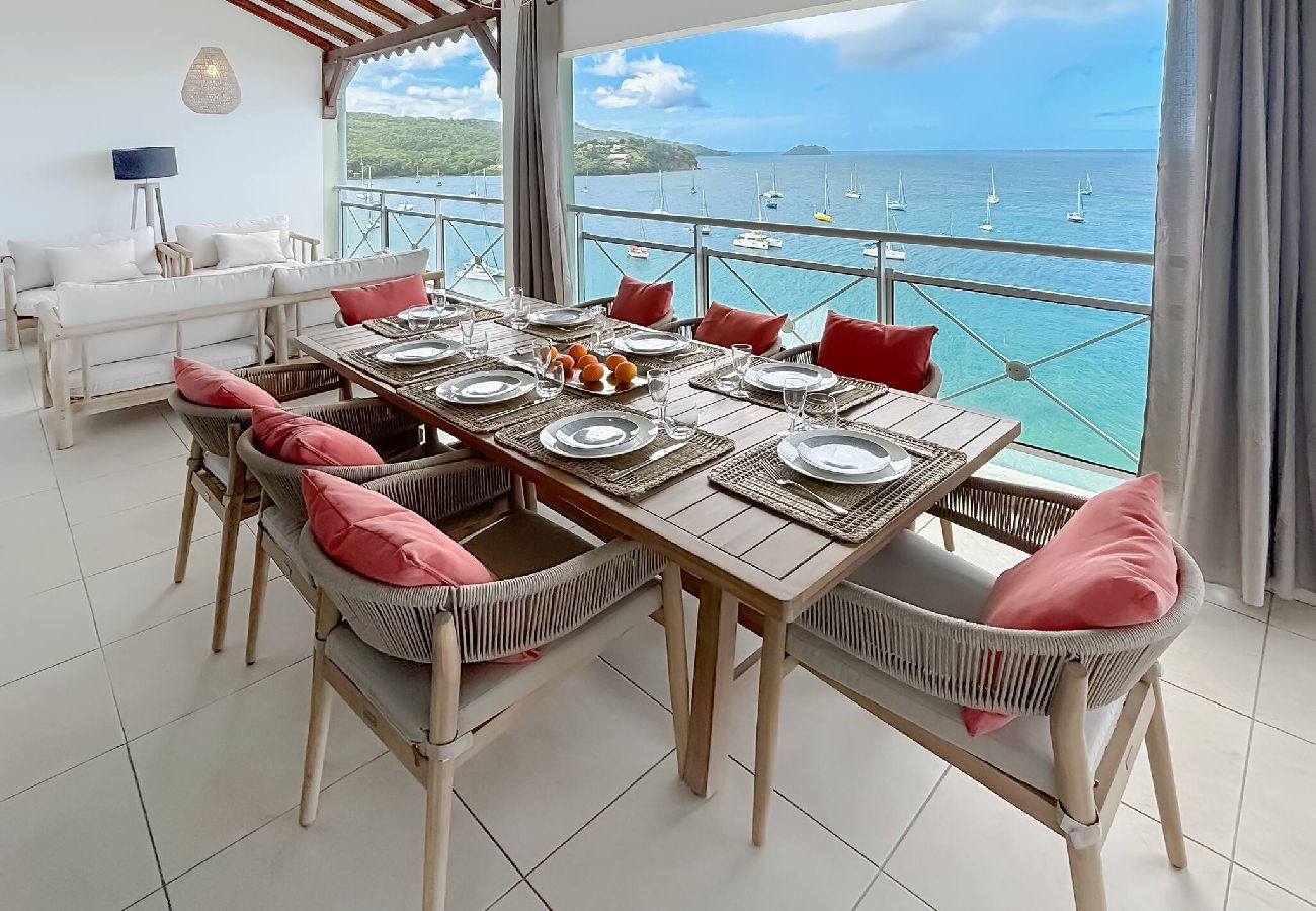 Appartement à Les Trois-Ilets - T5 Le Grand Bleu, vue mer,  plage a 100 mètres