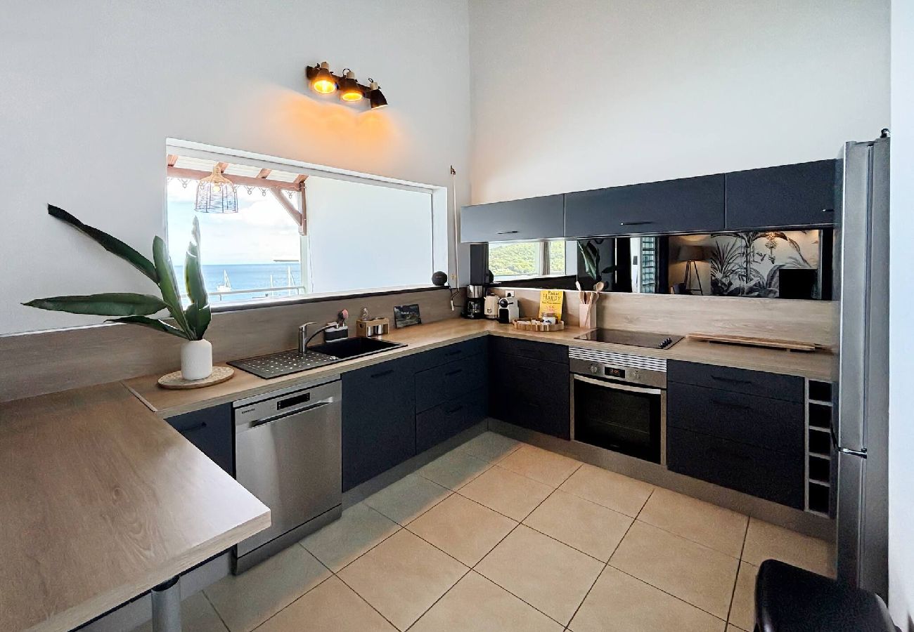 Appartement à Les Trois-Ilets - T5 Le Grand Bleu, vue mer,  plage a 100 mètres