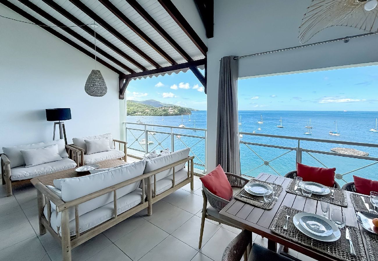 Appartement à Les Trois-Ilets - T5 Le Grand Bleu, vue mer,  plage a 100 mètres