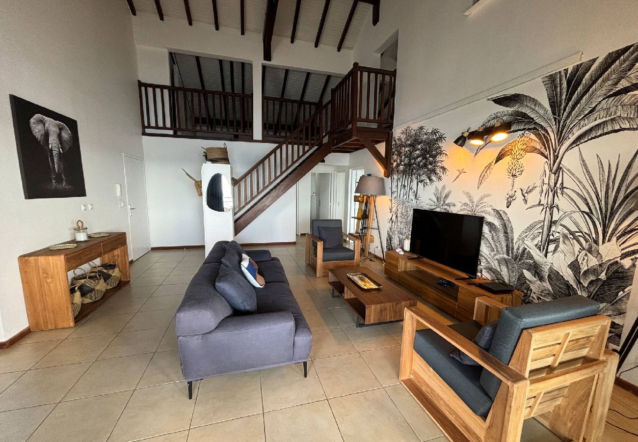 Appartement à Les Trois-Ilets - T5 Le Grand Bleu, vue mer,  plage a 100 mètres