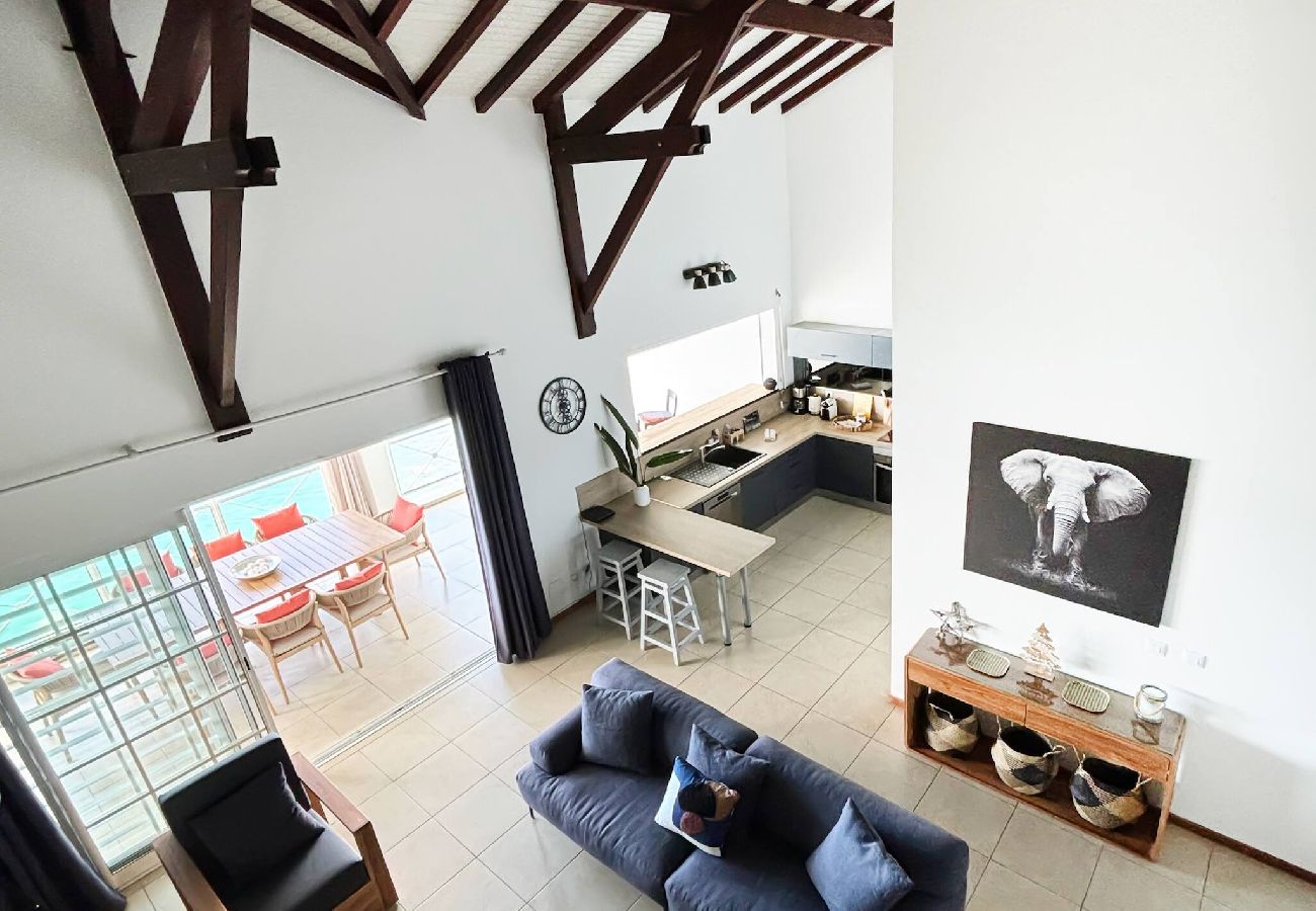 Appartement à Les Trois-Ilets - T5 Le Grand Bleu, vue mer,  plage a 100 mètres