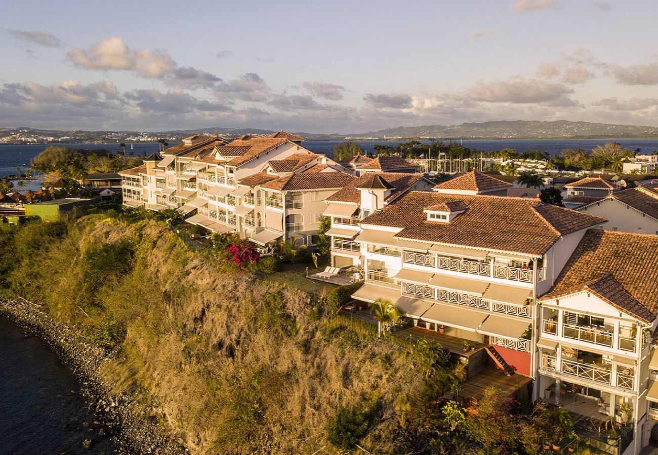 Appartement à Les Trois-Ilets - T5 Le Grand Bleu, vue mer,  plage a 100 mètres