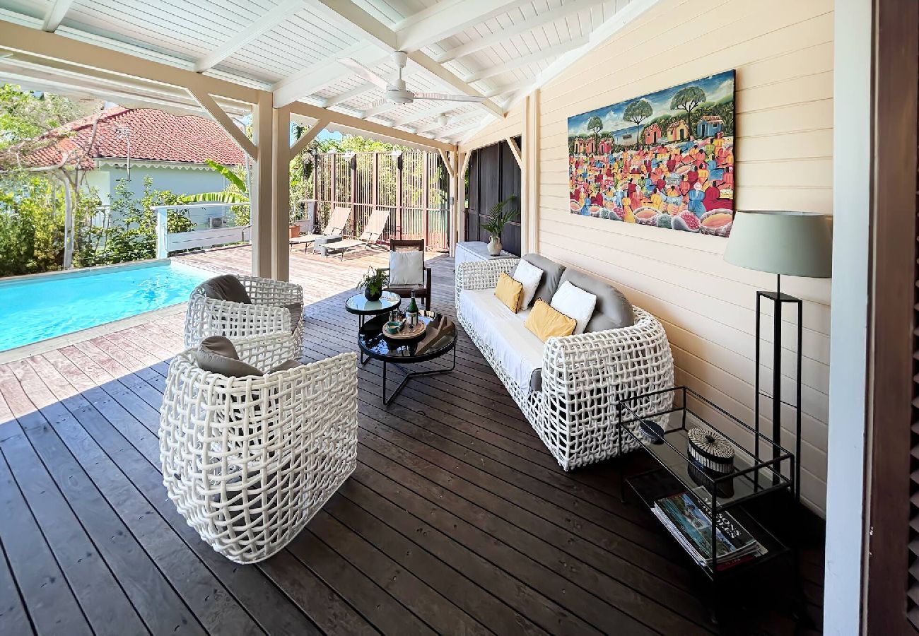 Maison à Les Trois-Ilets - Authentique maison créole Youka, 500m de la plage