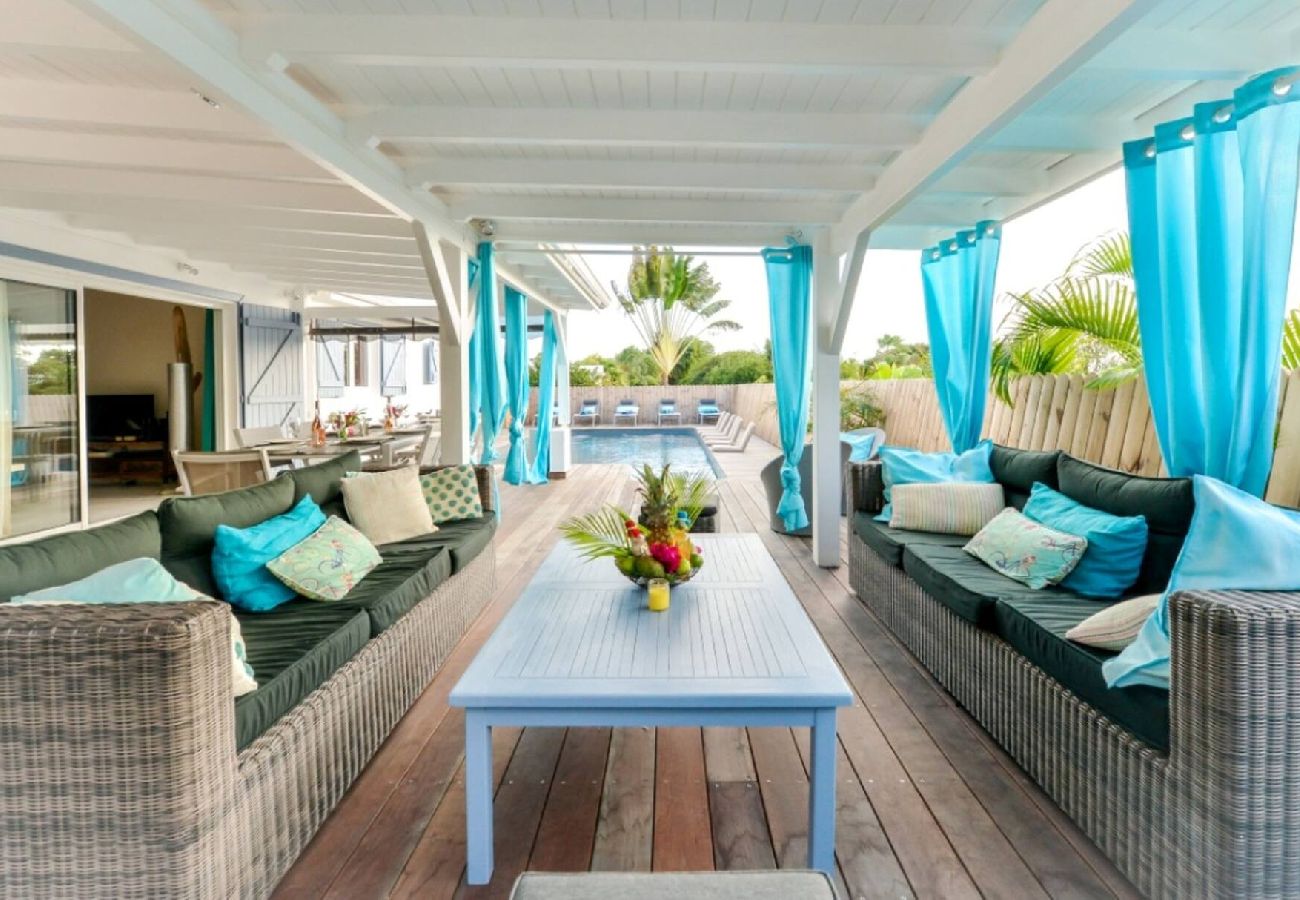 Villa à Saint-François - Villa St François 5 ch piscine 150m plage (G076)