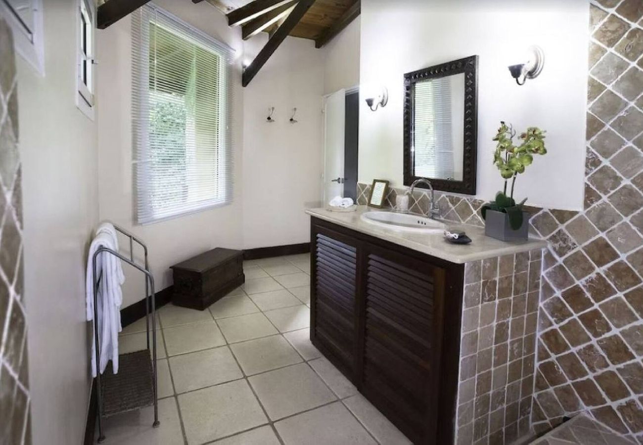 Villa à Deshaies - Villa à Deshaies G166D 2 chambres piscine vue mer
