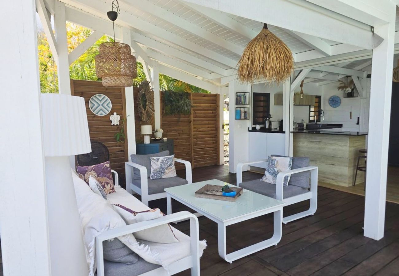 Villa à Deshaies - Villa à Deshaies G128B 3 chambres piscine vue mer