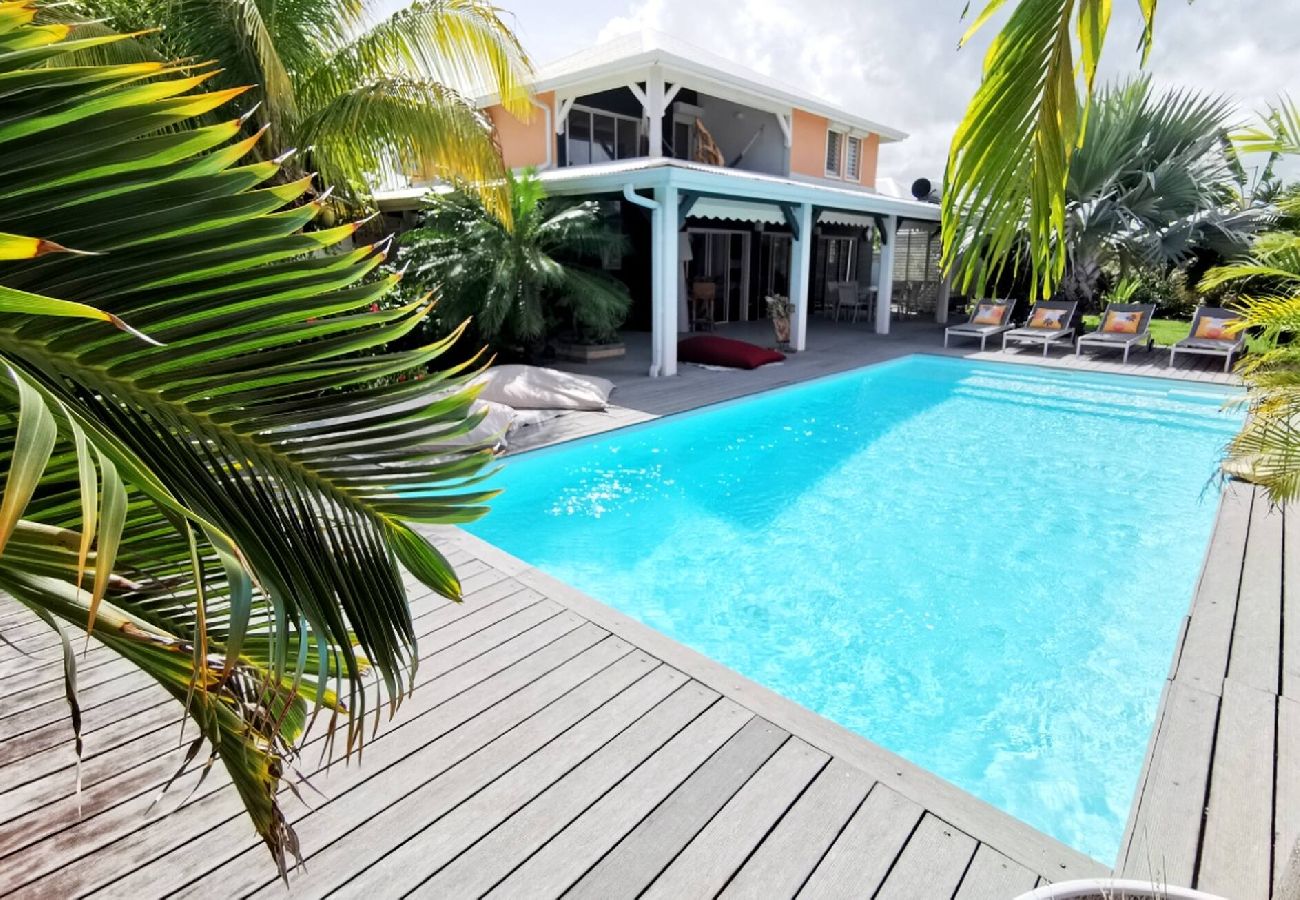 Villa à Saint-François - Villa à Saint François G163C 4 ch piscine plage