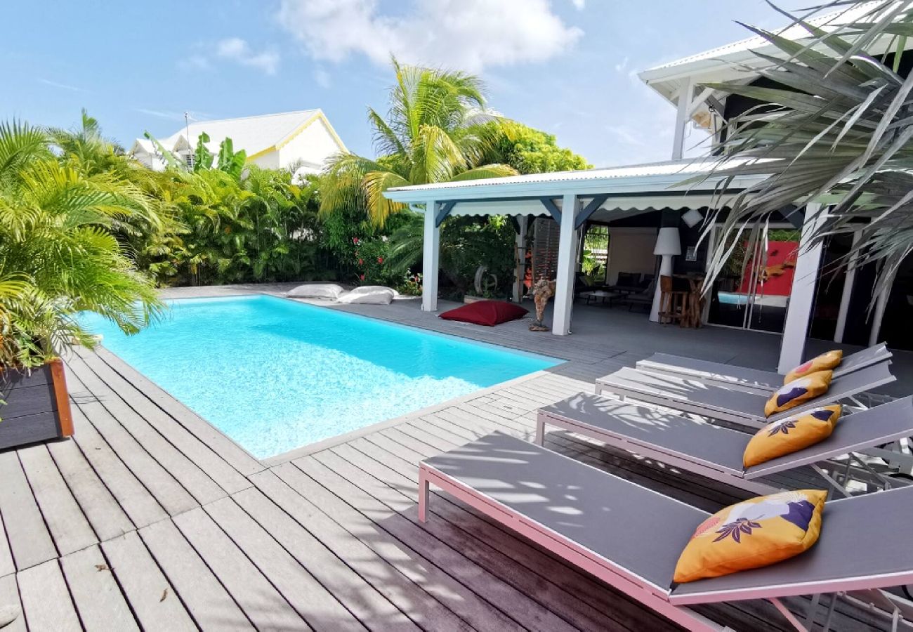 Villa à Saint-François - Villa à Saint François G163C 4 ch piscine plage