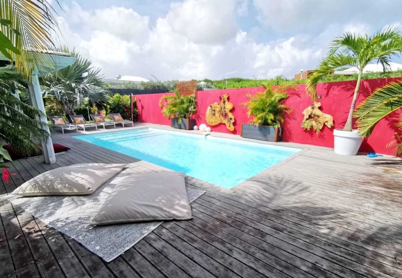 Villa à Saint-François - Villa à Saint François G163C 4 ch piscine plage