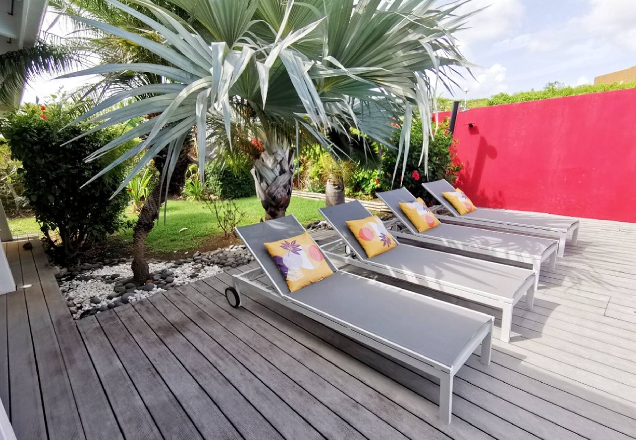 Villa à Saint-François - Villa à Saint François G163C 4 ch piscine plage