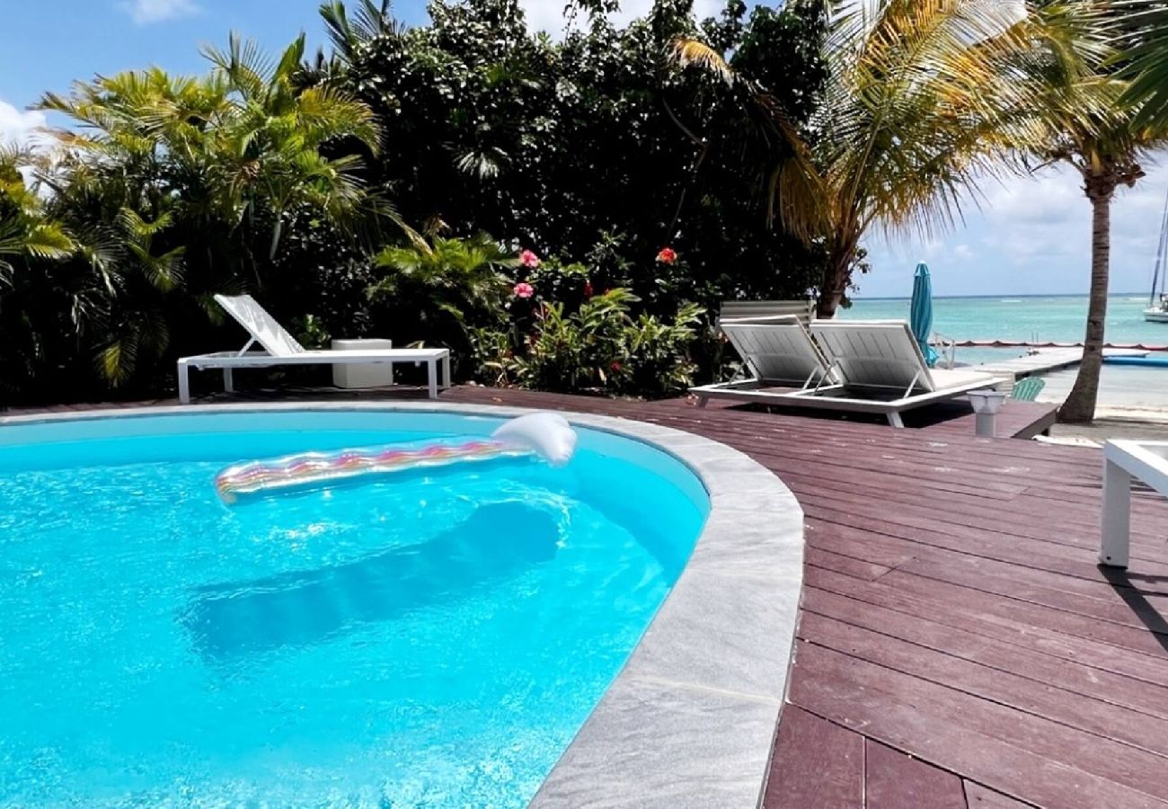 Villa à Saint-François - Villa Saint François Ref G219A 3ch face mer
