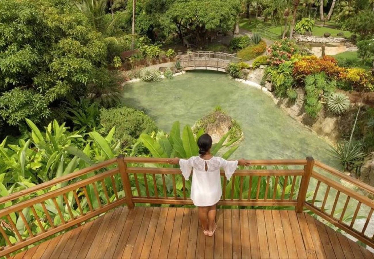 Villa à Deshaies - Villa à Deshaies G199 vue mer 11 pers piscine