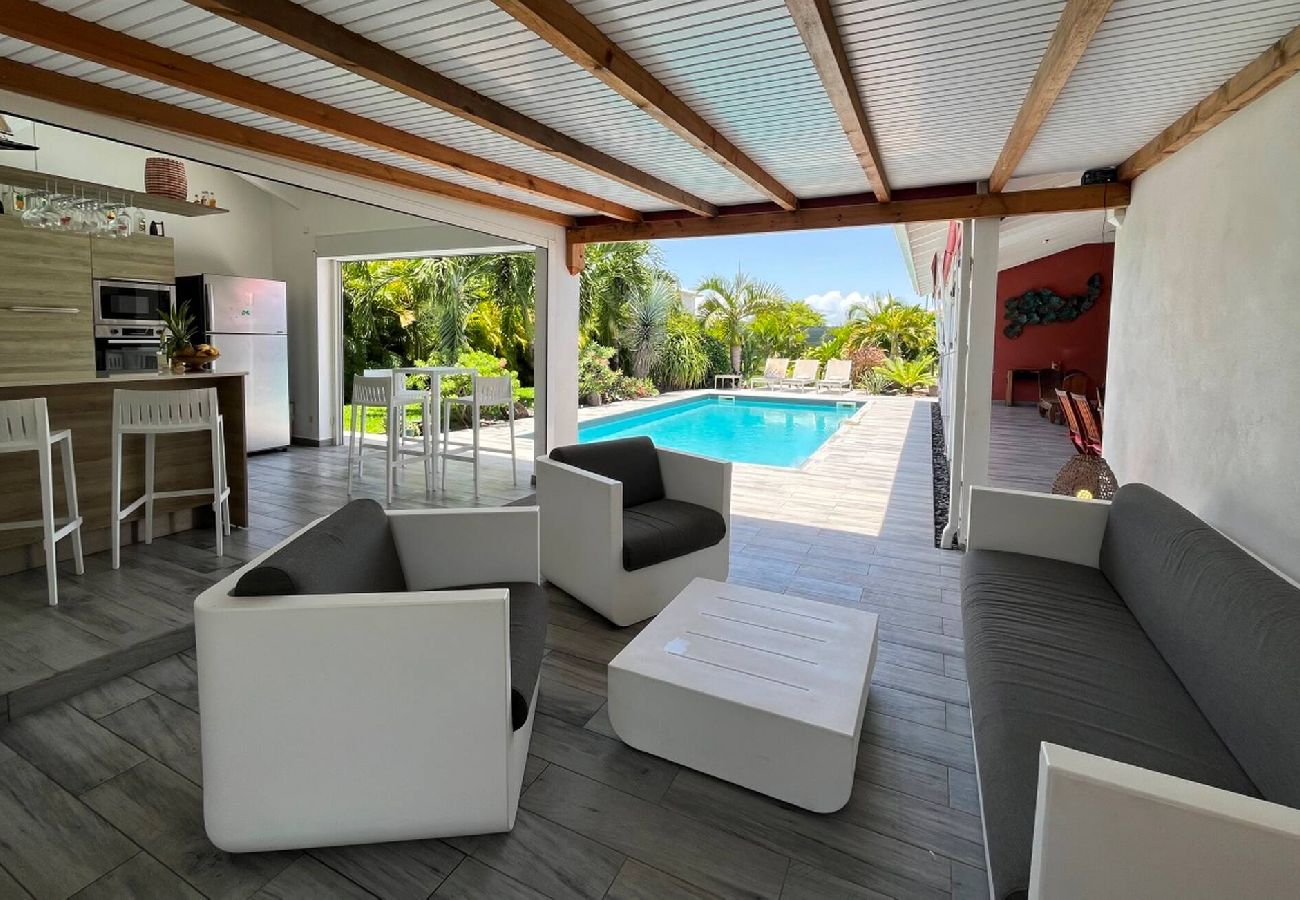 Villa à Saint-François - Villa à Saint François G043B - 4 chambres piscine