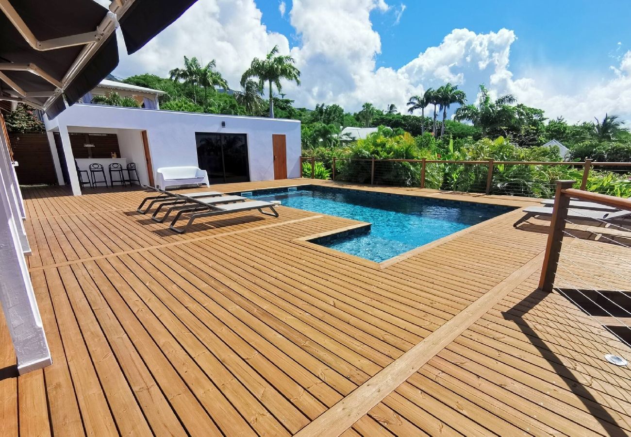 Villa à Deshaies - Villa à Deshaies G209 vue mer 8 pers piscine