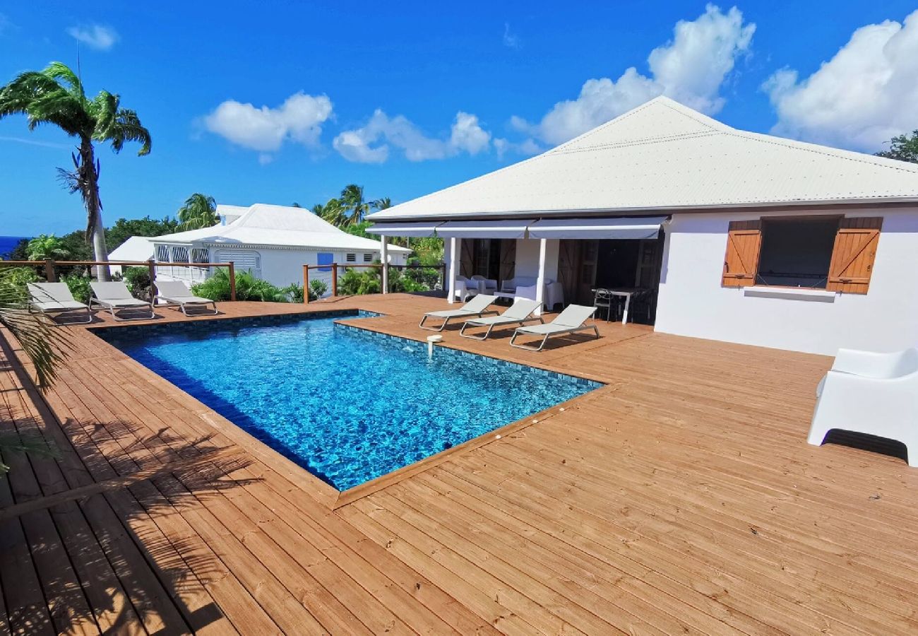 Villa à Deshaies - Villa à Deshaies G209 vue mer 8 pers piscine