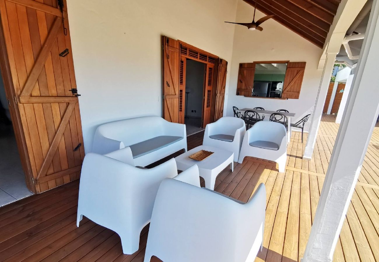 Villa à Deshaies - Villa à Deshaies G209 vue mer 8 pers piscine