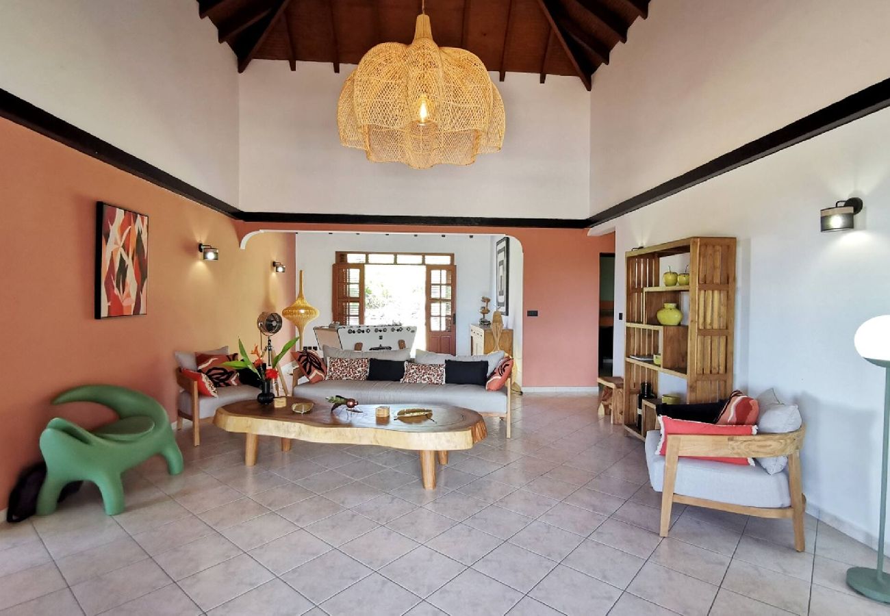 Villa à Deshaies - Villa à Deshaies G209 vue mer 8 pers piscine