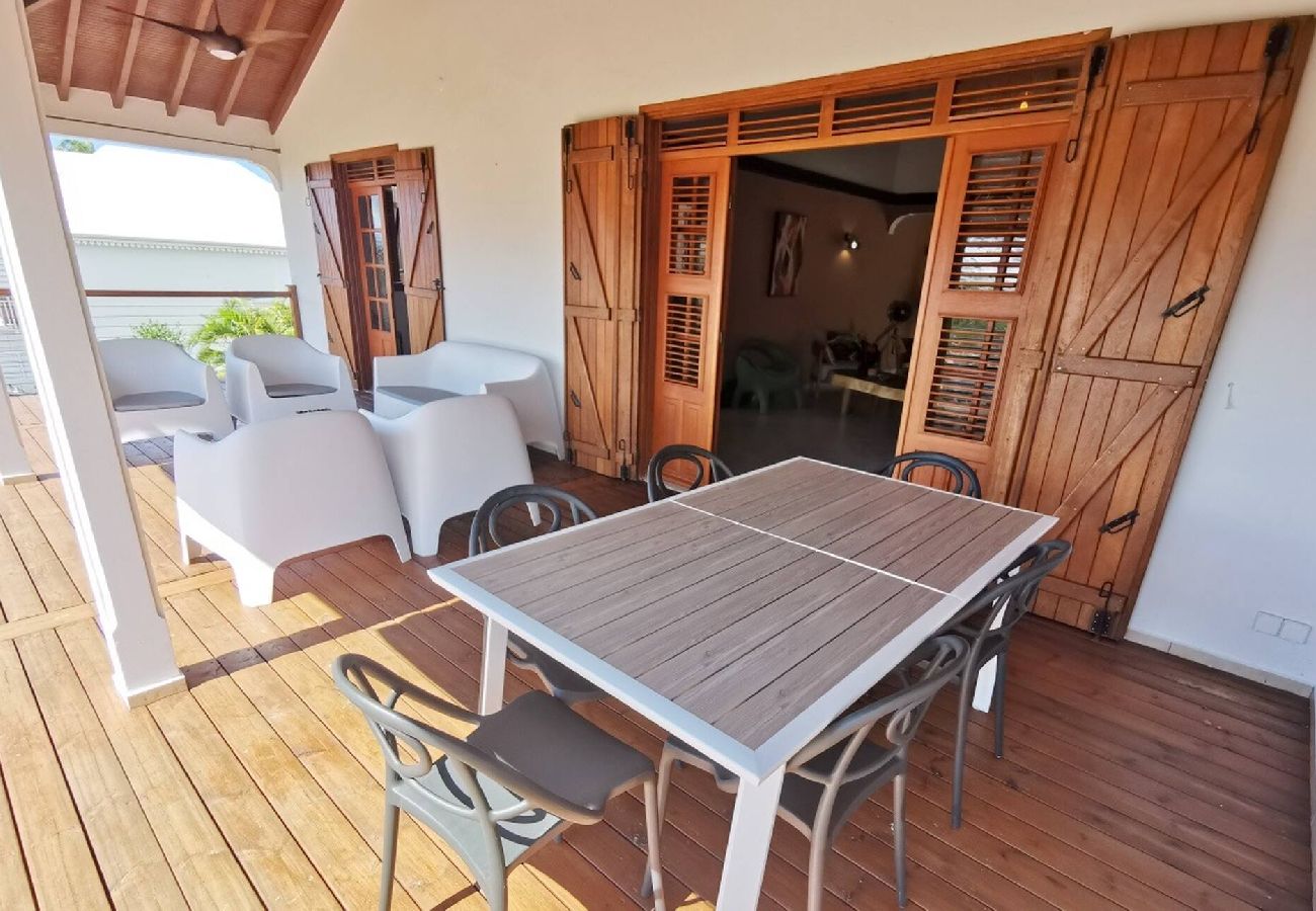 Villa à Deshaies - Villa à Deshaies G209 vue mer 8 pers piscine