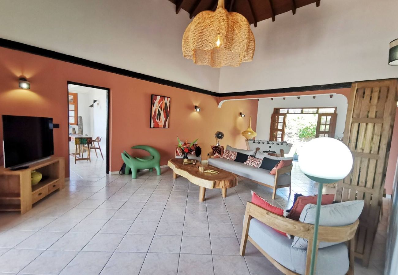 Villa à Deshaies - Villa à Deshaies G209 vue mer 8 pers piscine
