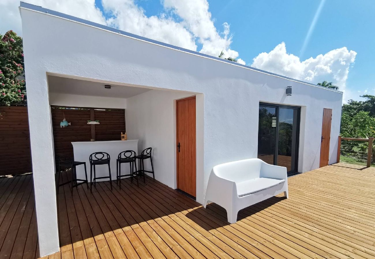 Villa à Deshaies - Villa à Deshaies G209 vue mer 8 pers piscine
