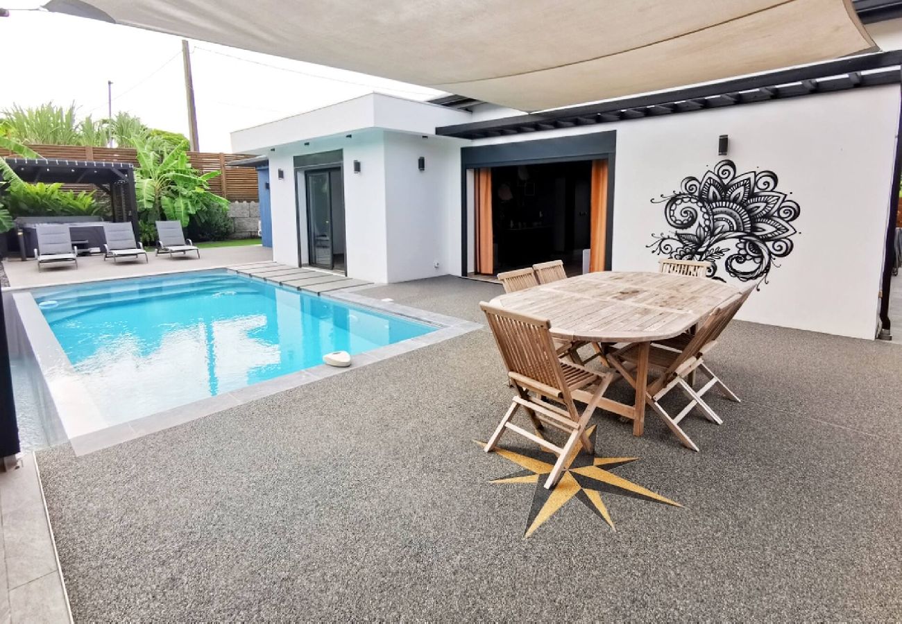 Villa à Sainte-Rose - Villa à Sainte Rose G156A piscine 3ch 8 pers