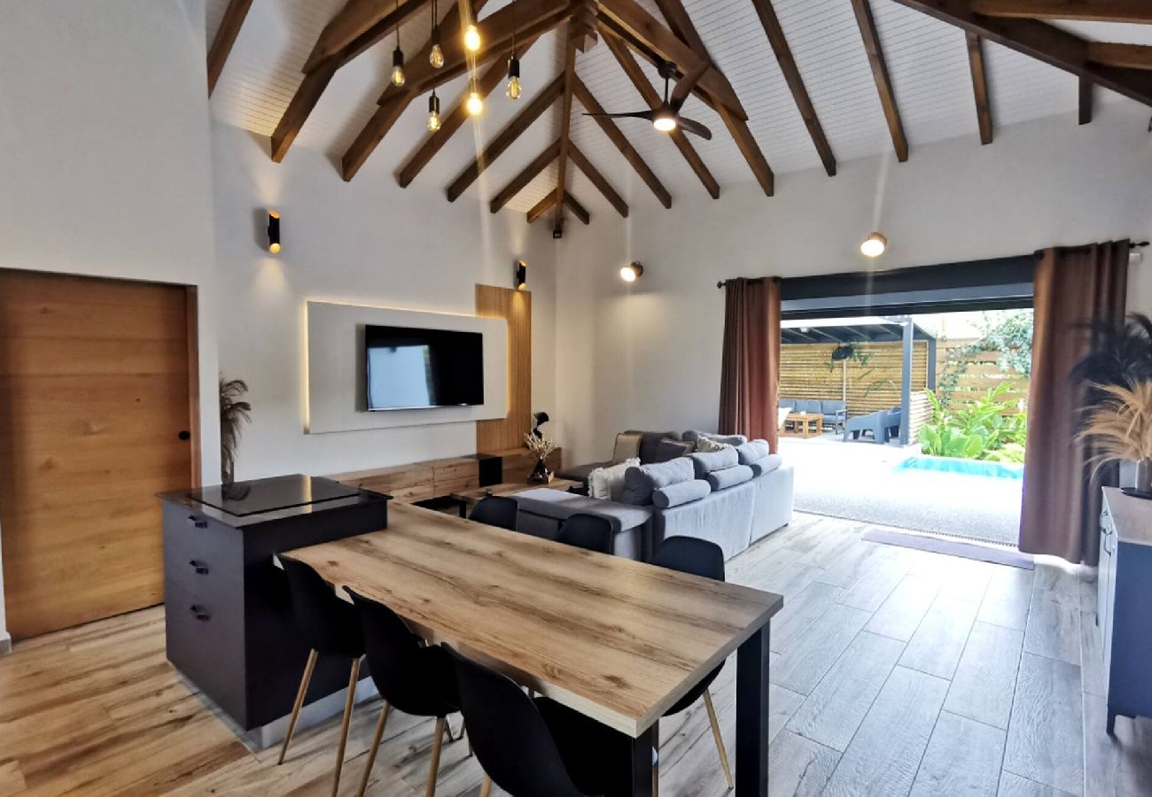 Villa à Sainte-Rose - Villa à Sainte Rose G156A piscine 3ch 8 pers
