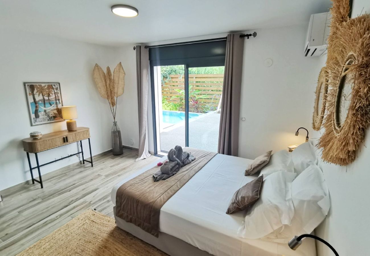 Villa à Sainte-Rose - Villa à Sainte Rose G156A piscine 3ch 8 pers