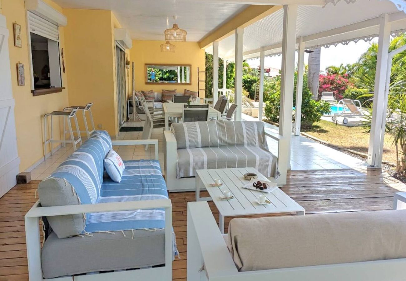 Villa à Sainte-Anne - Villa à Sainte Anne G166B 5 ch 12 pers piscine vue