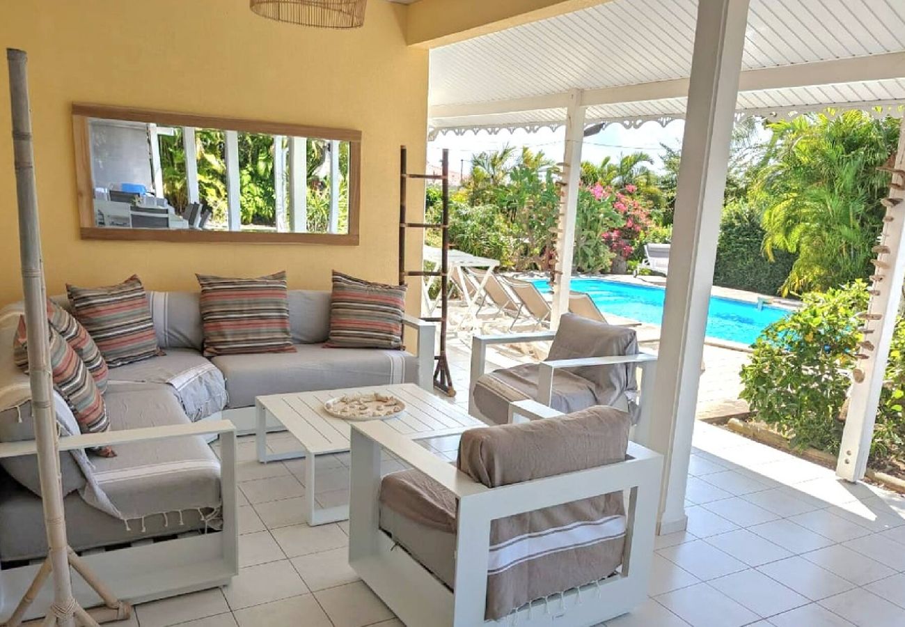 Villa à Sainte-Anne - Villa à Sainte Anne G166B 5 ch 12 pers piscine vue