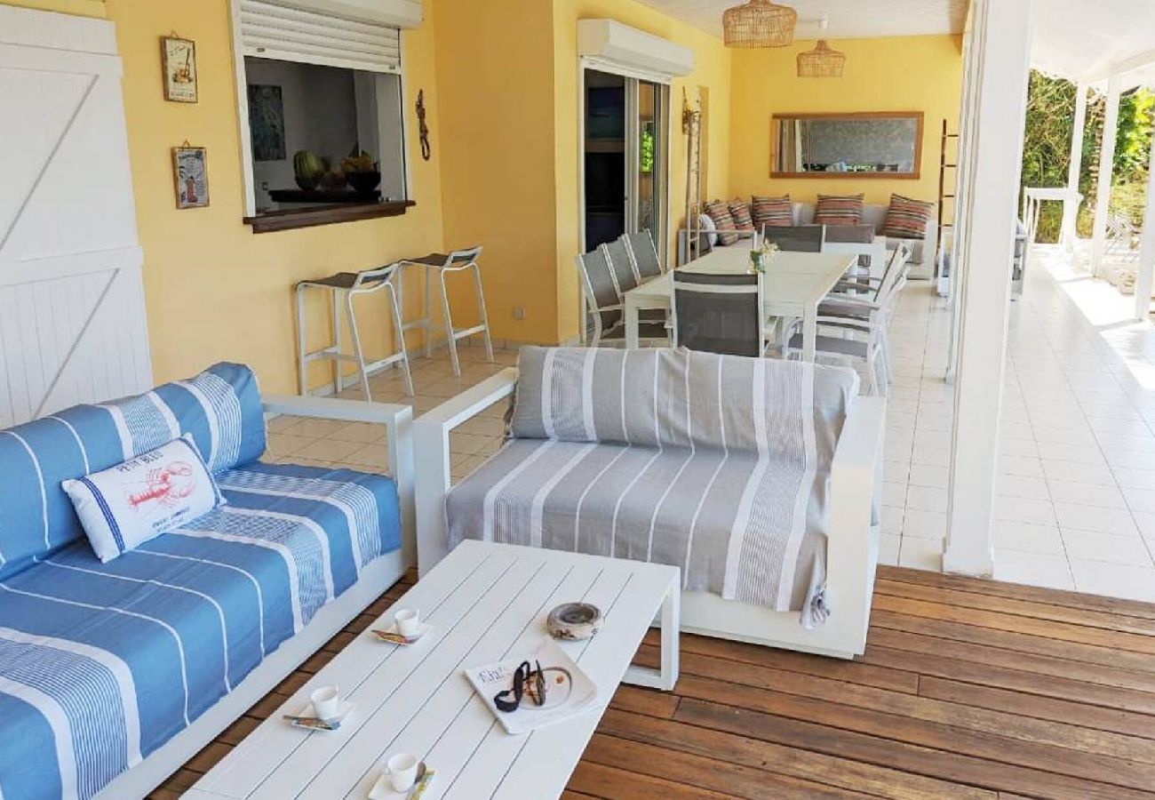 Villa à Sainte-Anne - Villa à Sainte Anne G166B 5 ch 12 pers piscine vue