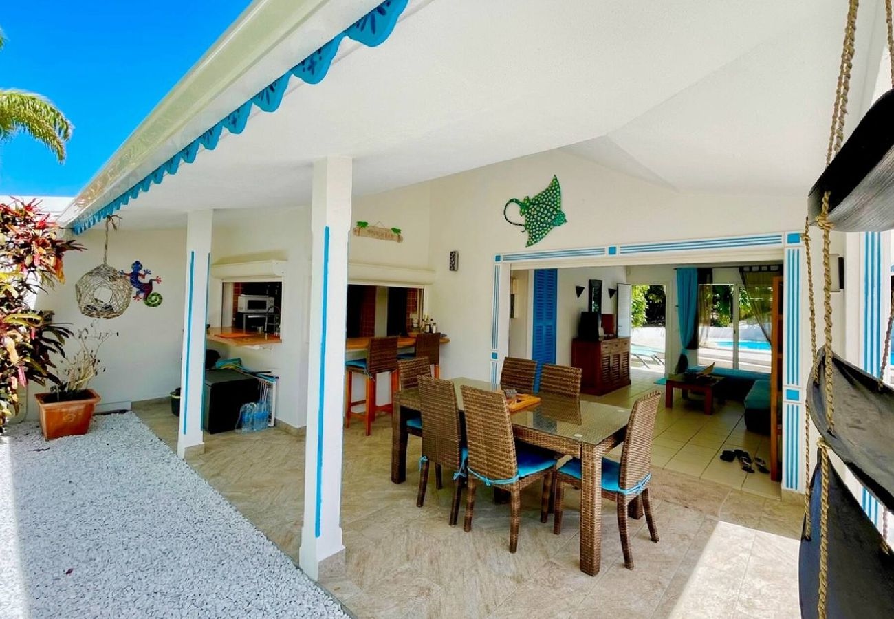 Villa à Saint-François - Villa ref G019 Saint François 1 ch piscine 4 pers