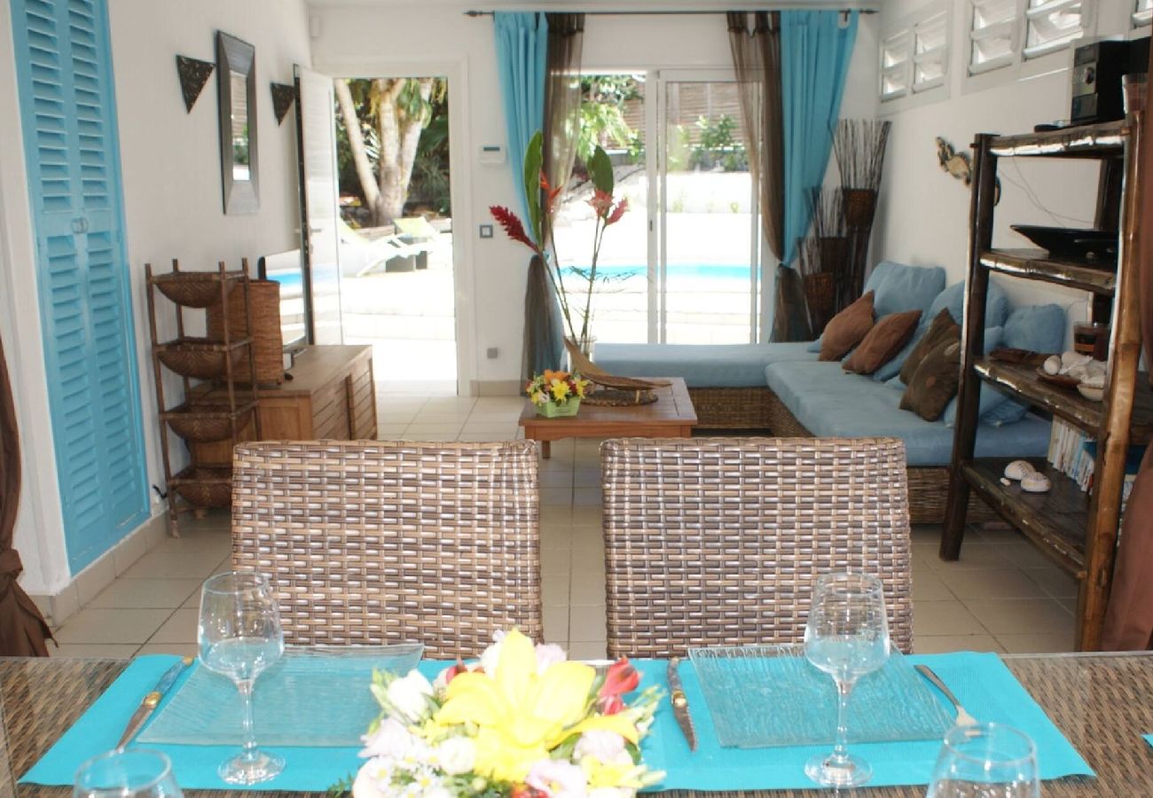 Villa à Saint-François - Villa ref G019 Saint François 1 ch piscine 4 pers