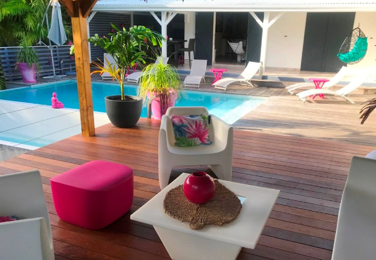 Villa à Saint-François - Villa G154 St François 4 chambres piscine privée